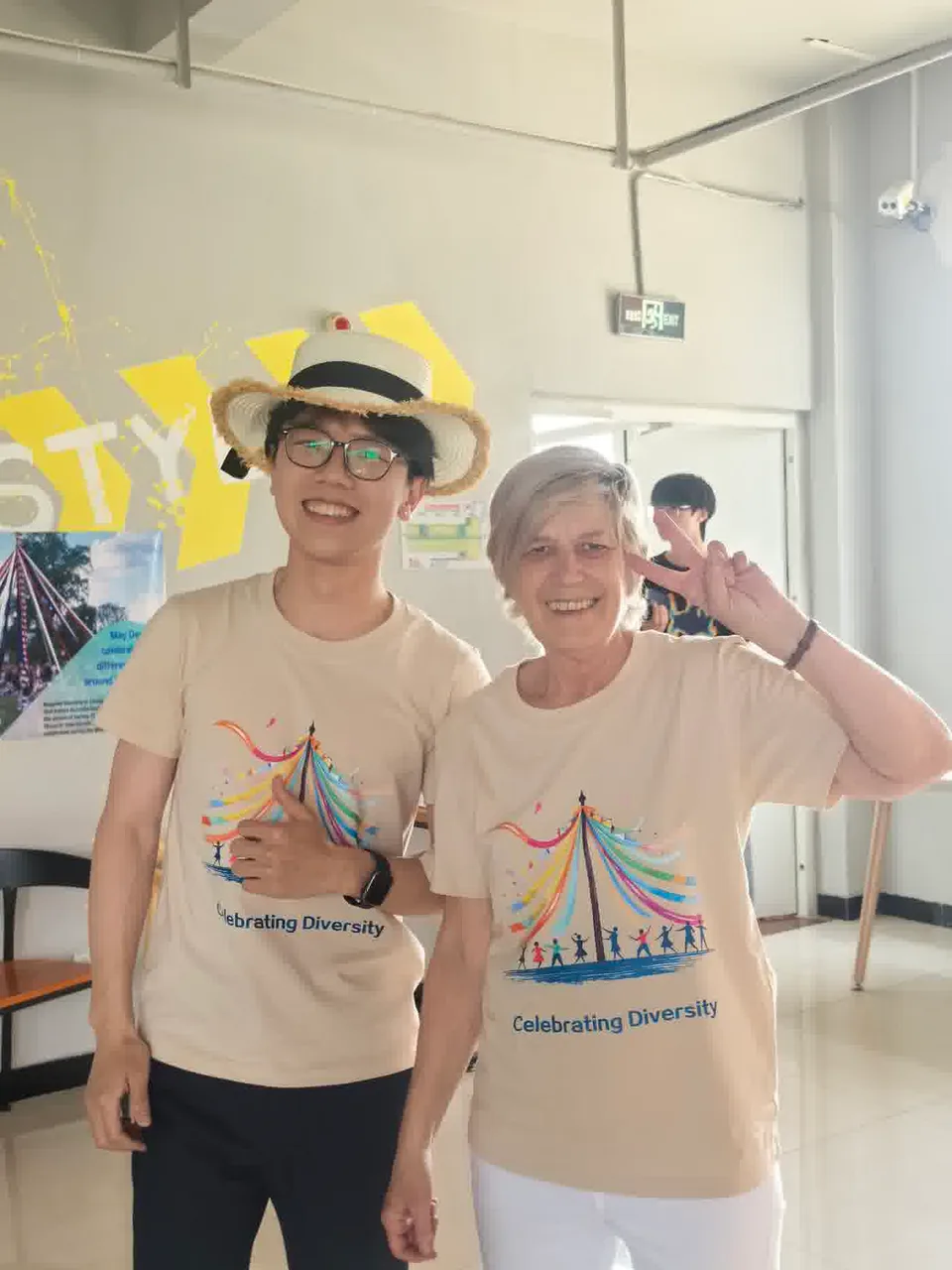 With Cris At Culture Diversity Such Cute