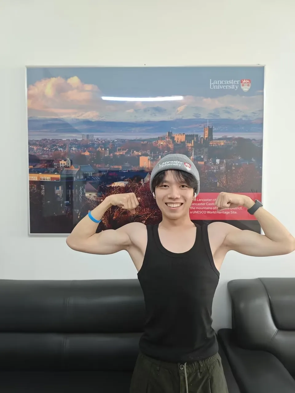 谢谢好朋友送的帽子！