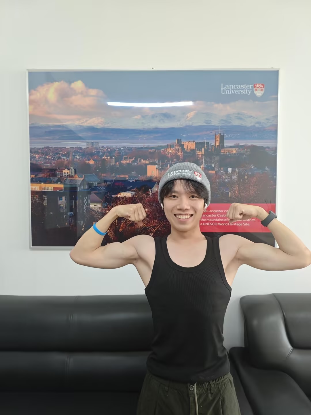 谢谢好朋友送的帽子！